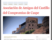 Tablet Screenshot of castillodelcompromiso.org